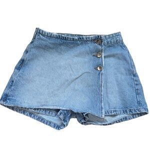 Zara Denim Skort XS